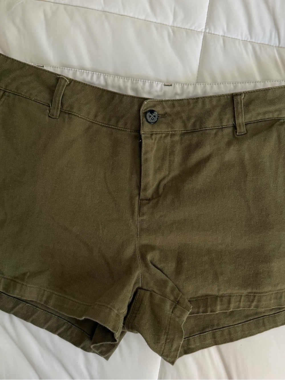 Women’s DIXXON Olive Green Casual Shorts